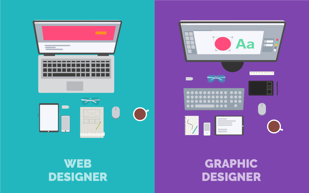 Graphic designe vs web designe
